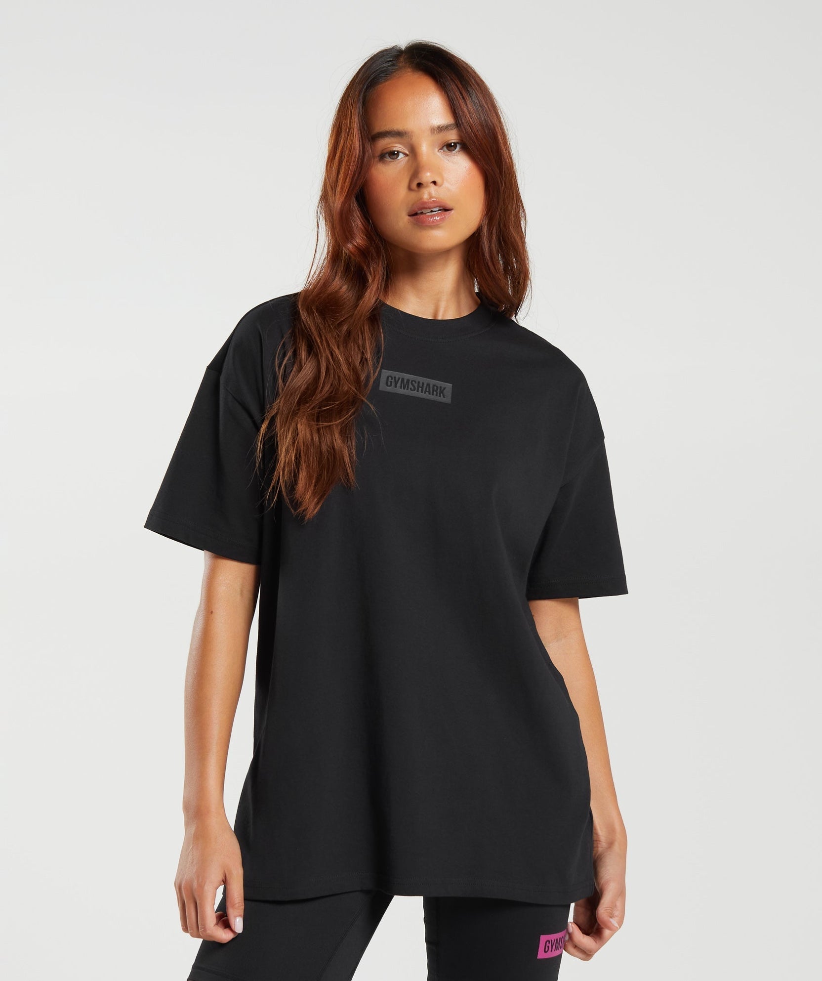 Camiseta oversize con bloques
