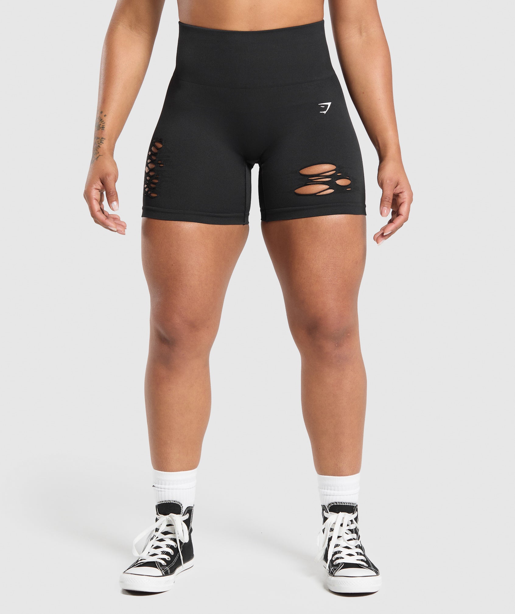 Pantalones cortos desgastados sin costuras Gains