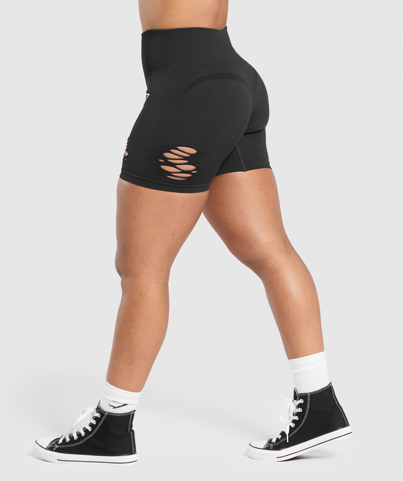 Pantalones cortos desgastados sin costuras Gains