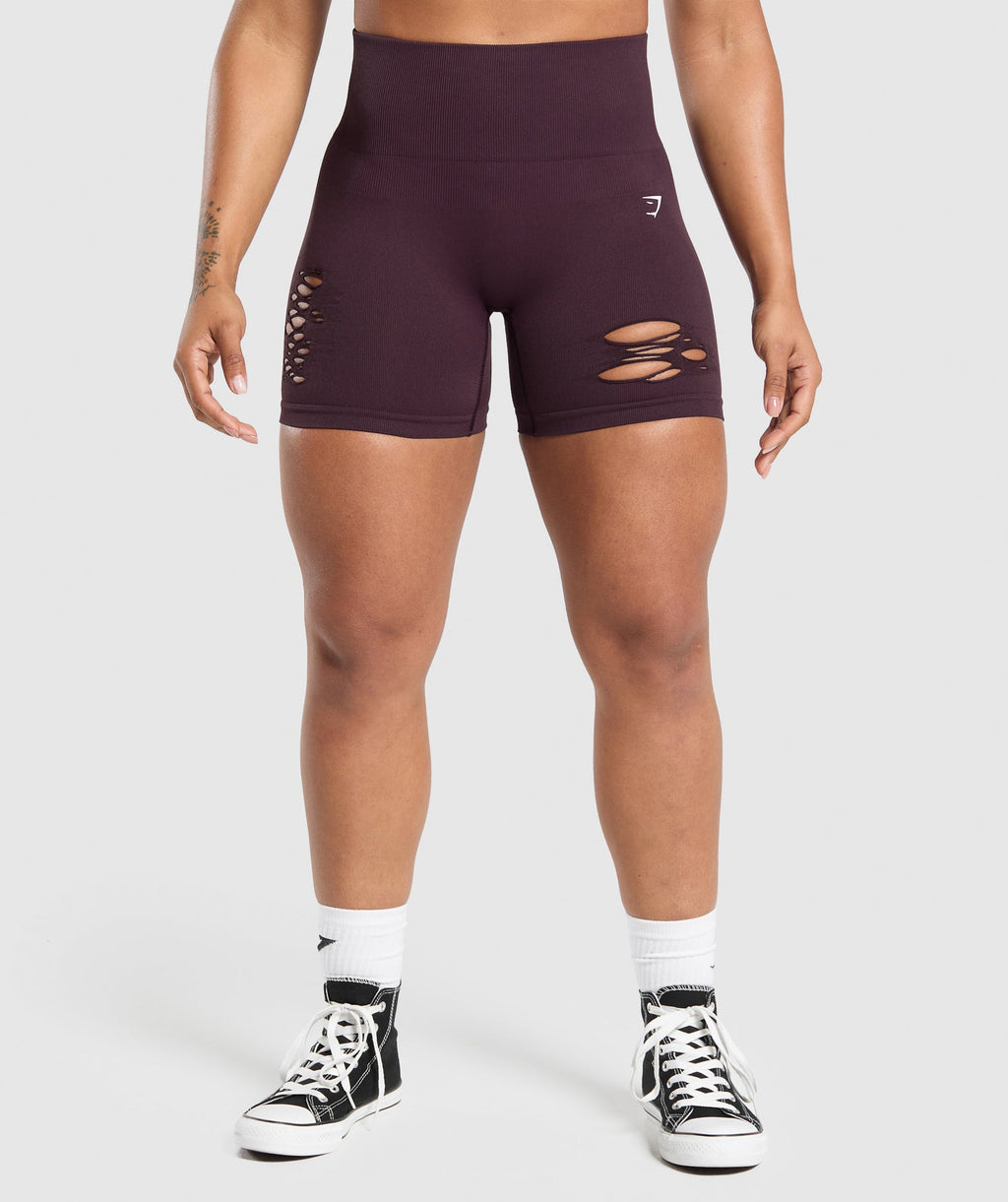 Pantalones cortos desgastados sin costuras Gains