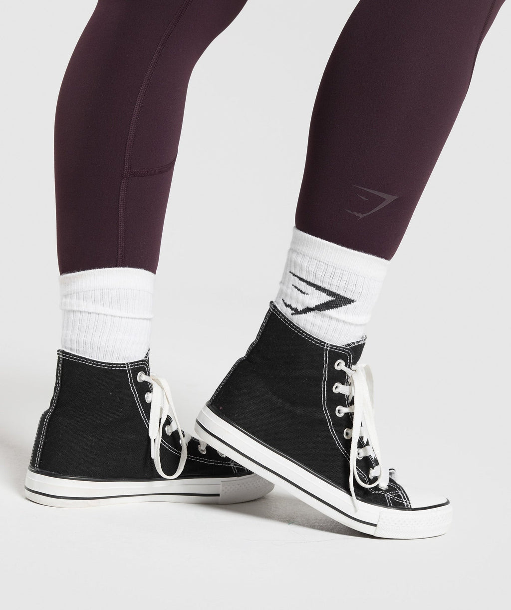 Leggings con cintura baja y realce