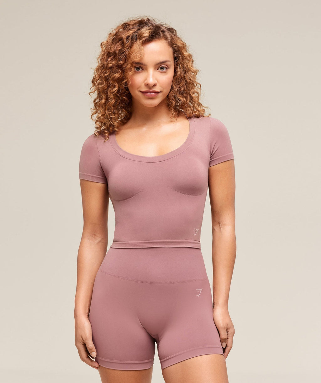 Camiseta midi suave y esculpida