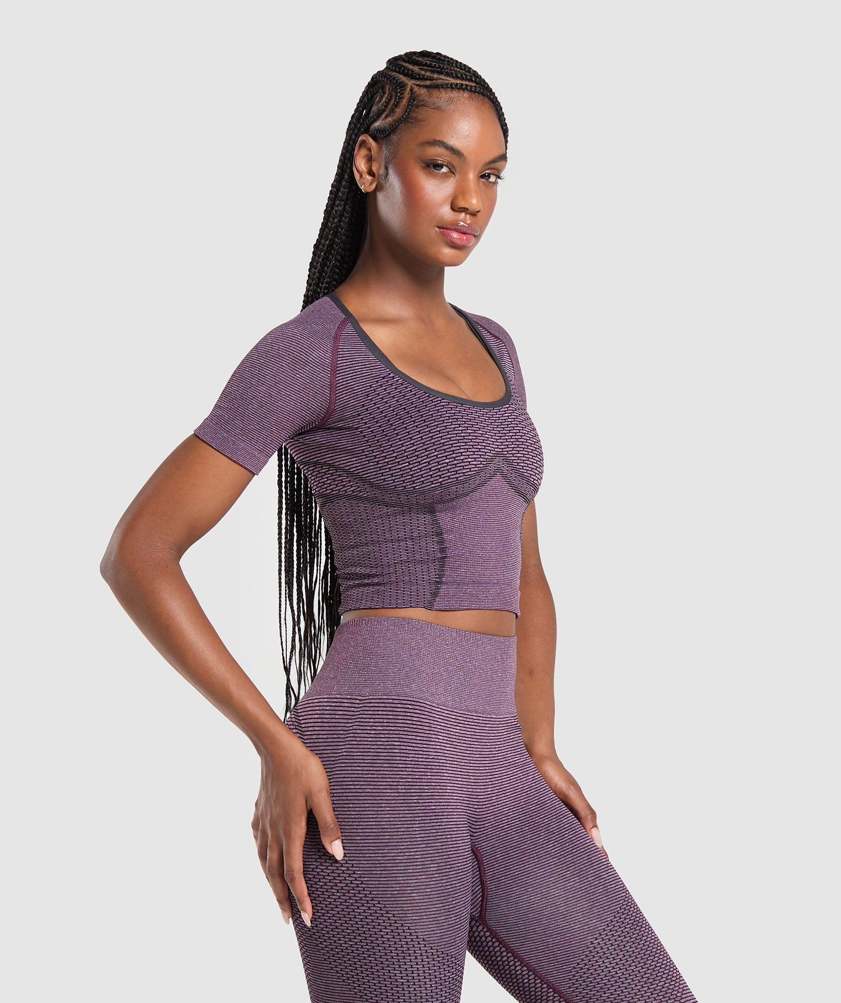 Top deportivo midi sin costuras