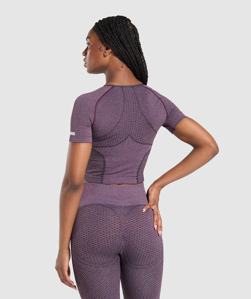 Top deportivo midi sin costuras