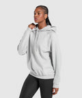 udadera con capucha de polar de gran tamaño para entrenamiento