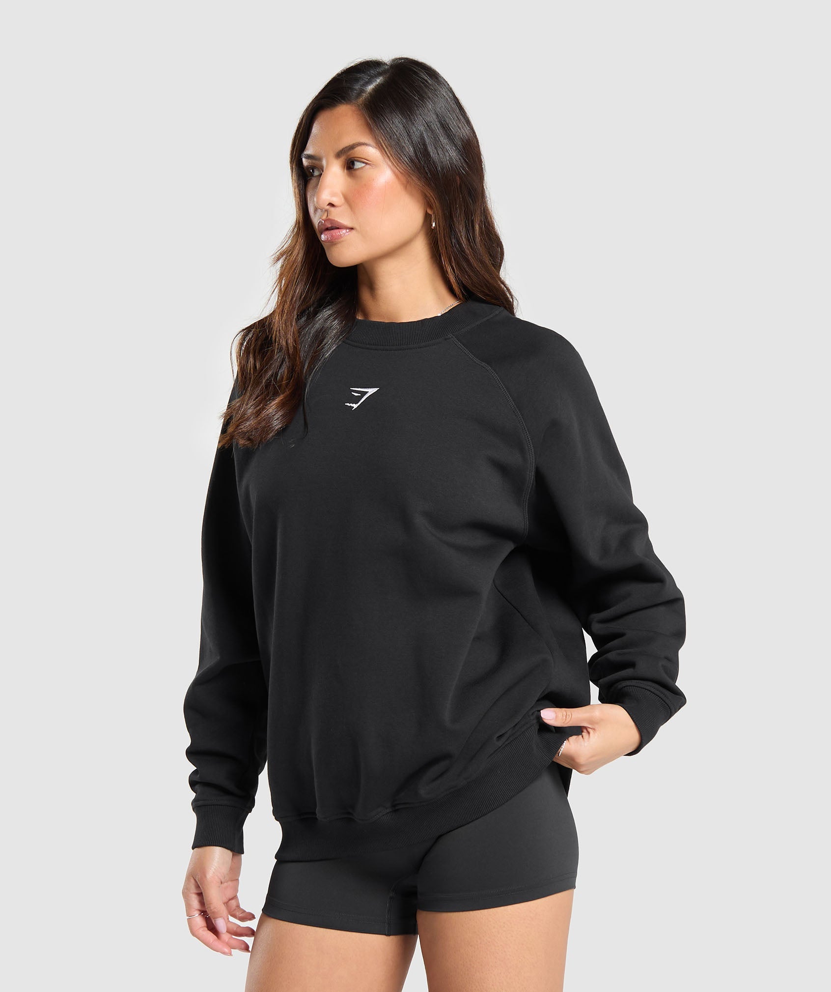 Sudadera polar de entrenamiento de gran tamaño