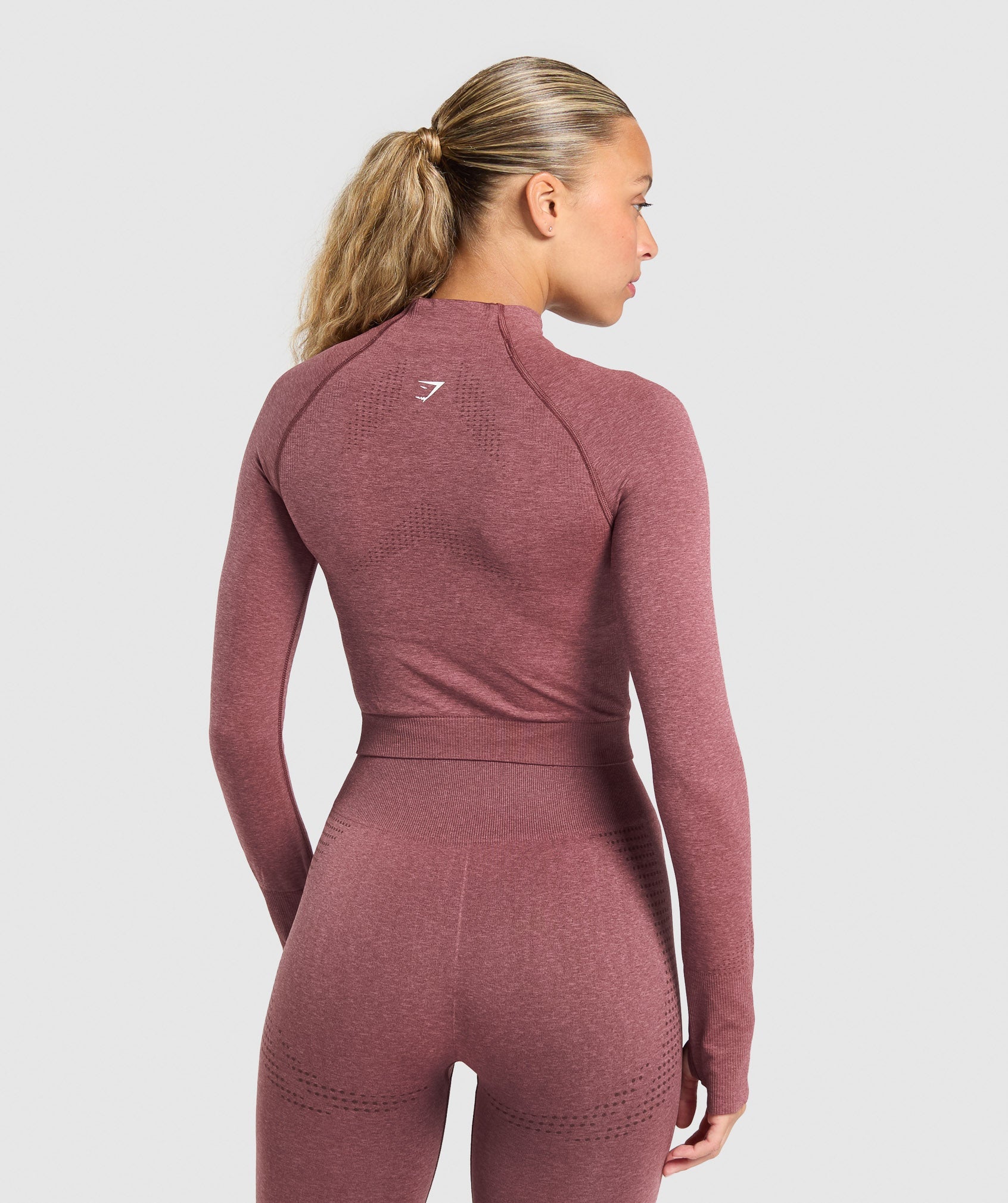 Chaqueta midi con cremallera Vital Seamless 2.0