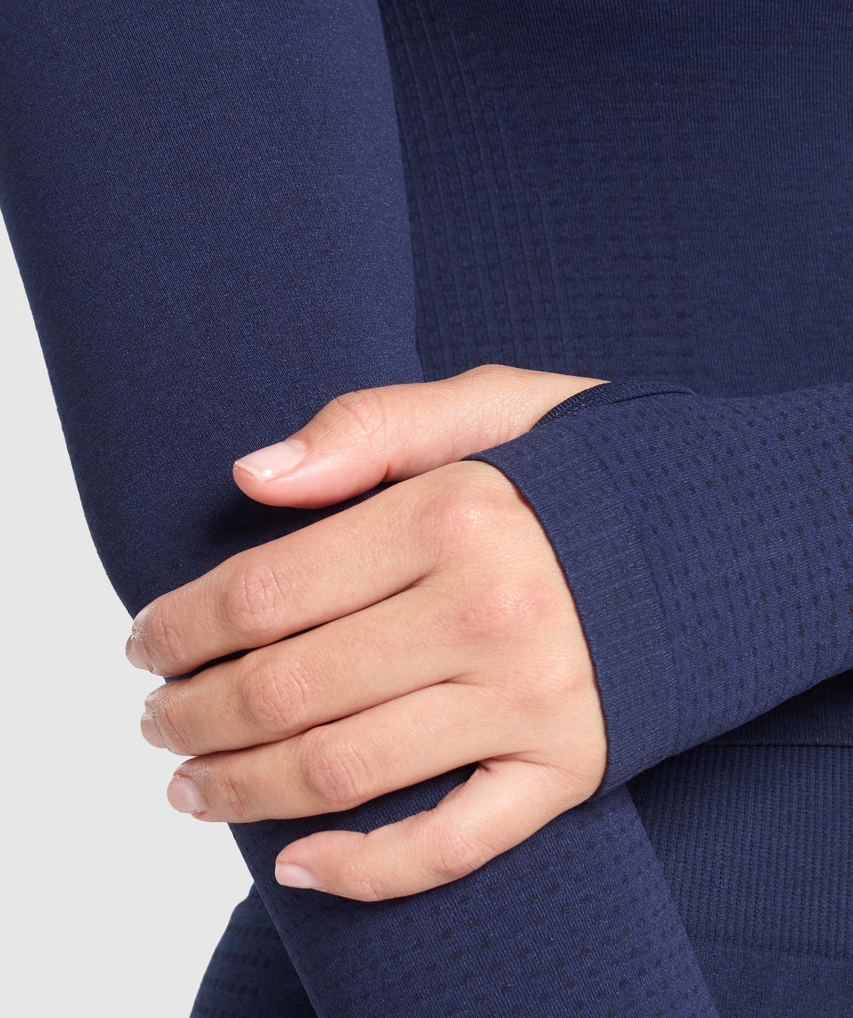 Top de manga larga con cortes y sin costuras Vital