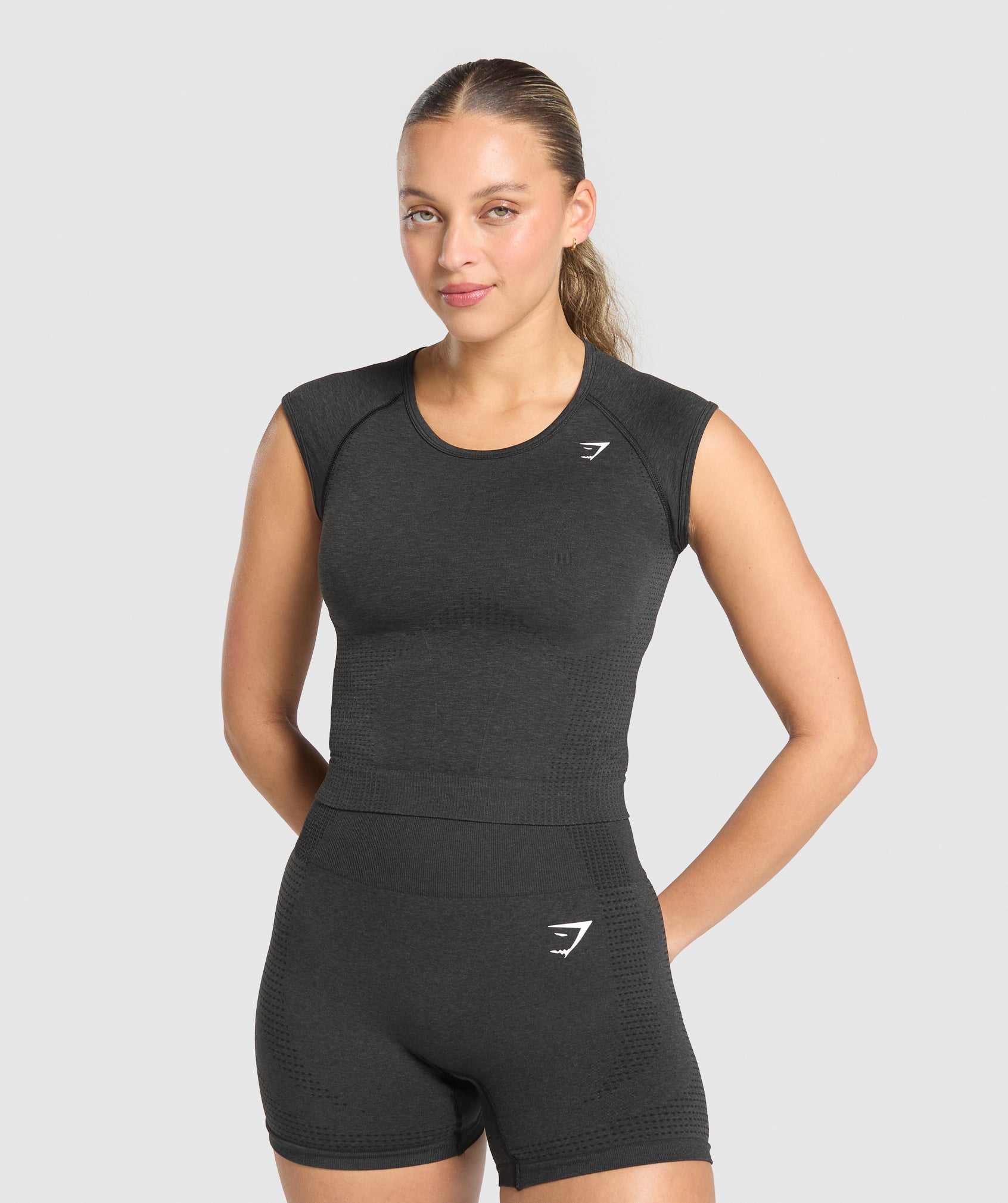 Top de escote redondo sin costuras Vital