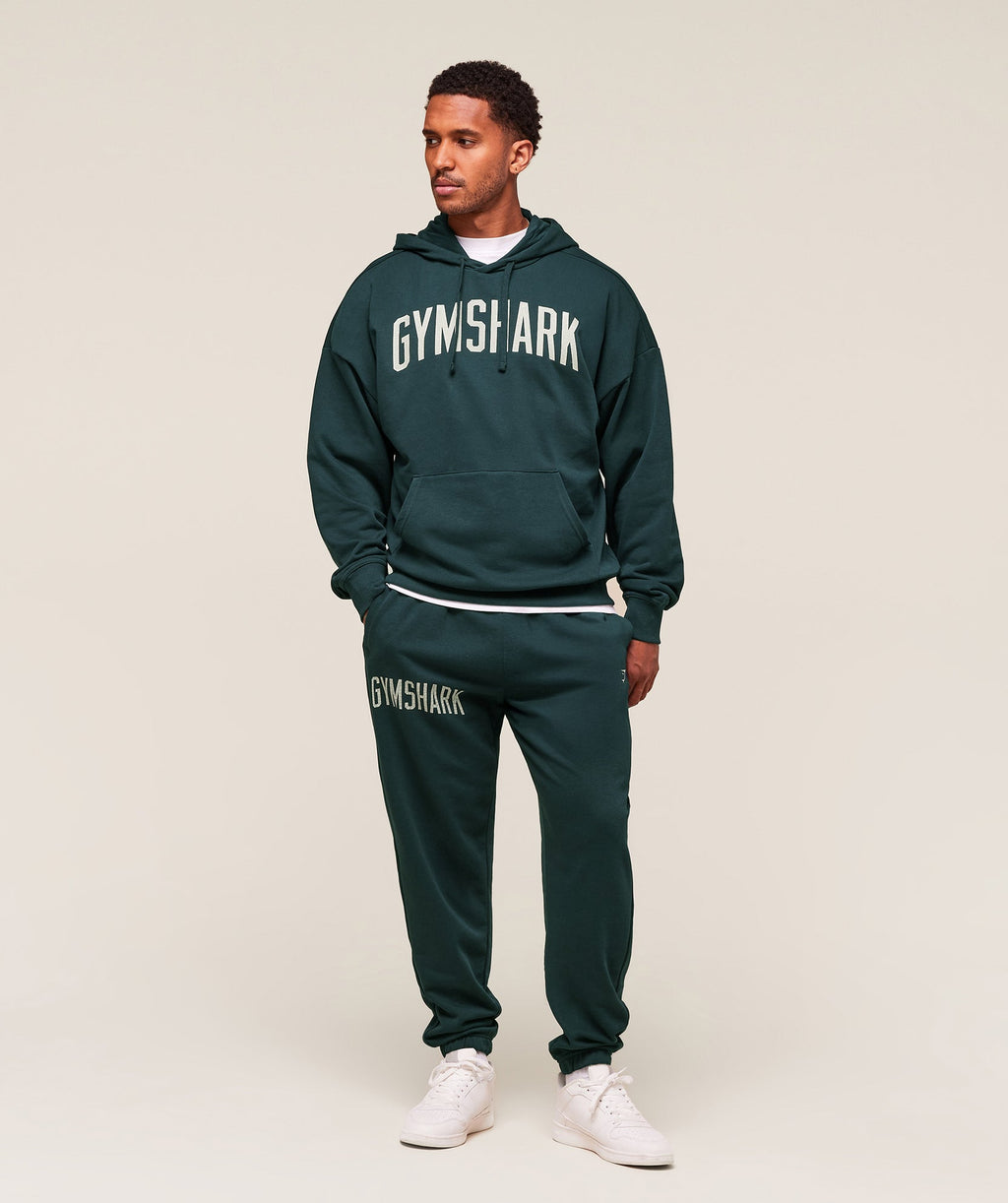 Sudadera con capucha gráfica desgastada