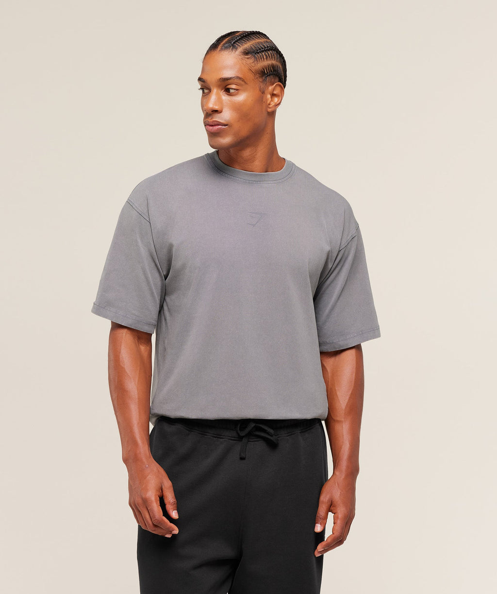 Camiseta lavada a presión