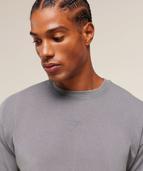 Camiseta lavada a presión